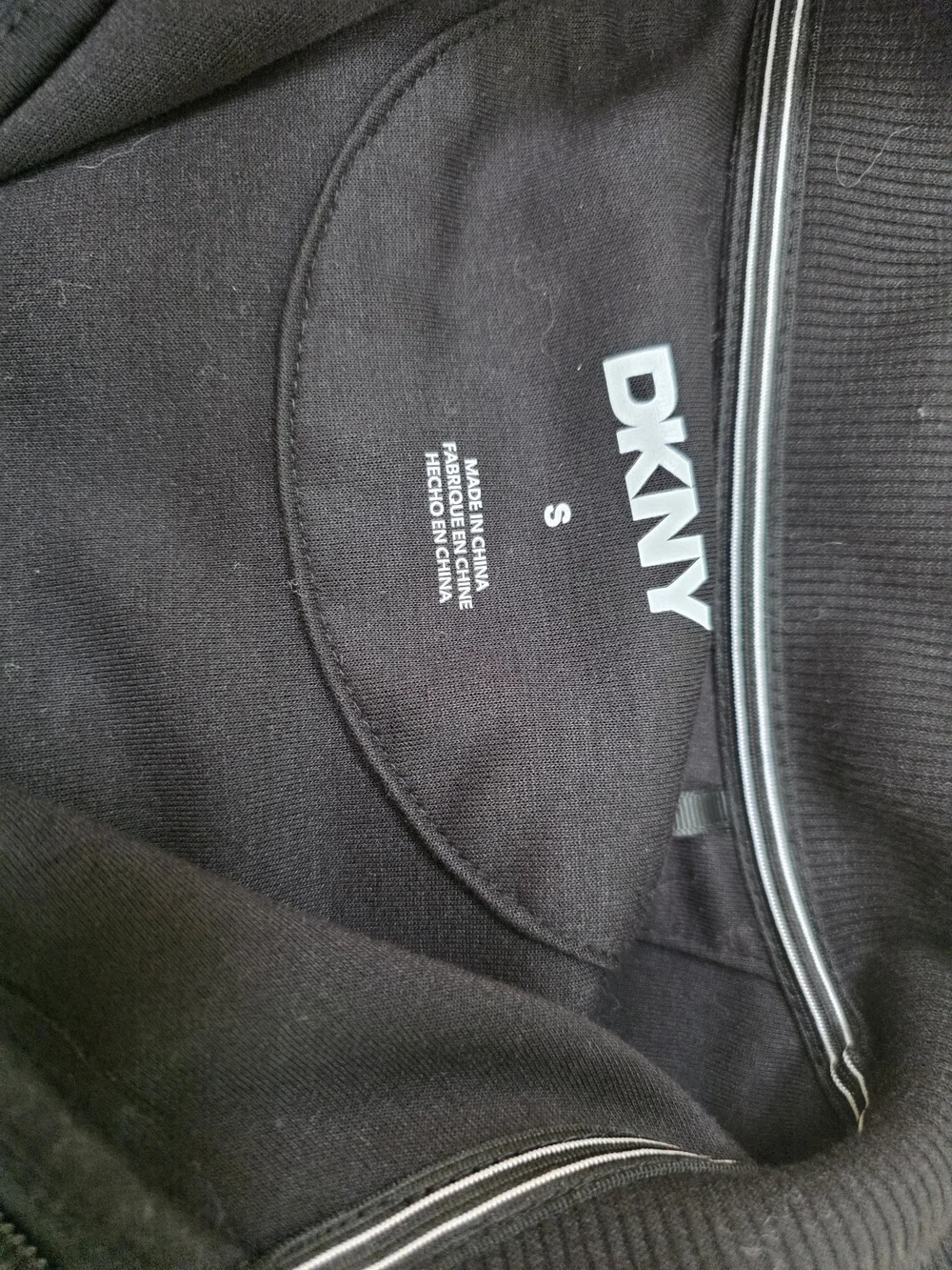 DKNY Men's Black Half-Zip Sweater Size Small